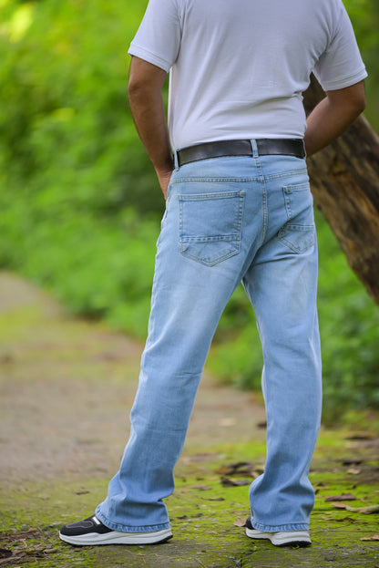 Light Blue Boot Cut Jeans