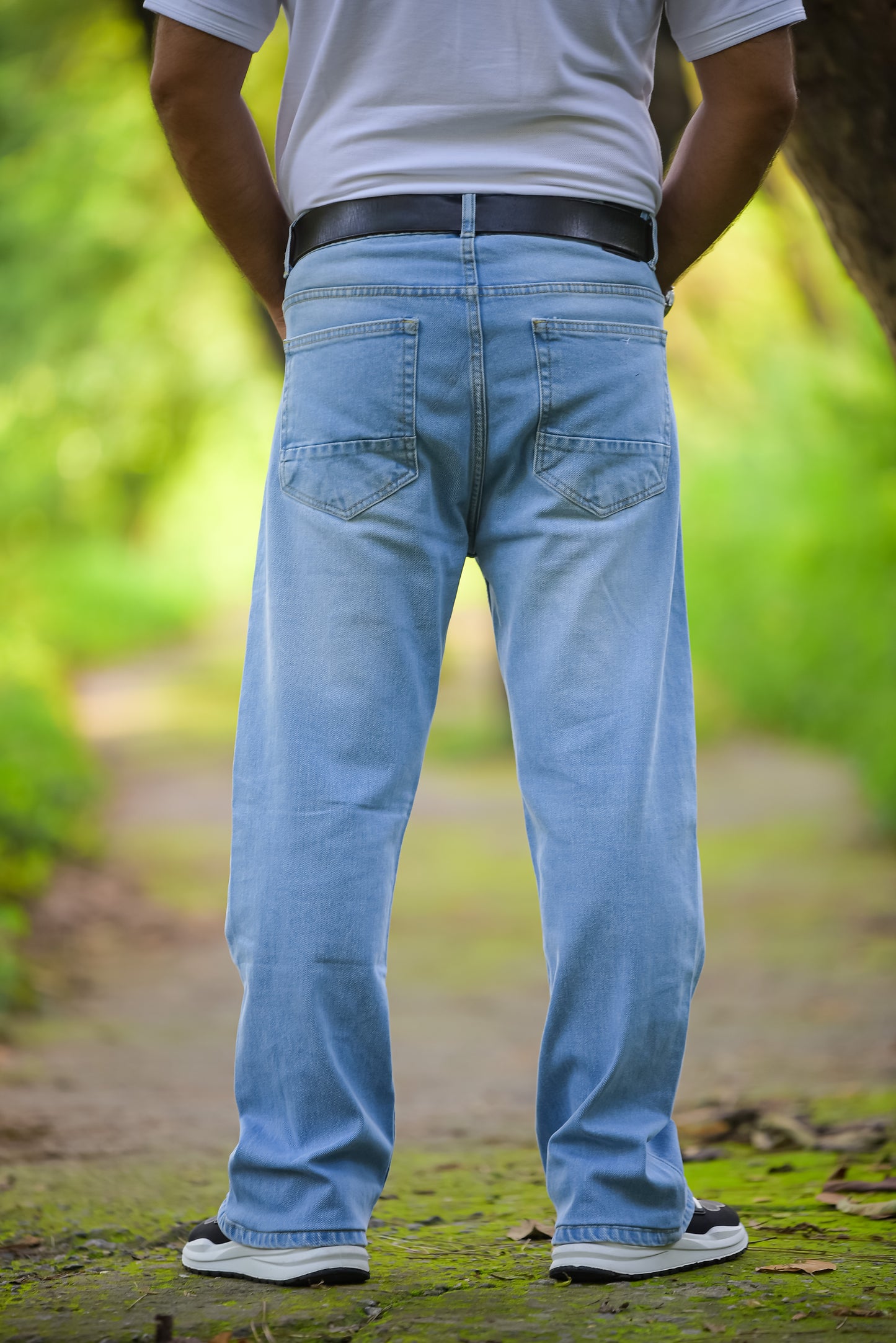 Light Blue Boot Cut Jeans