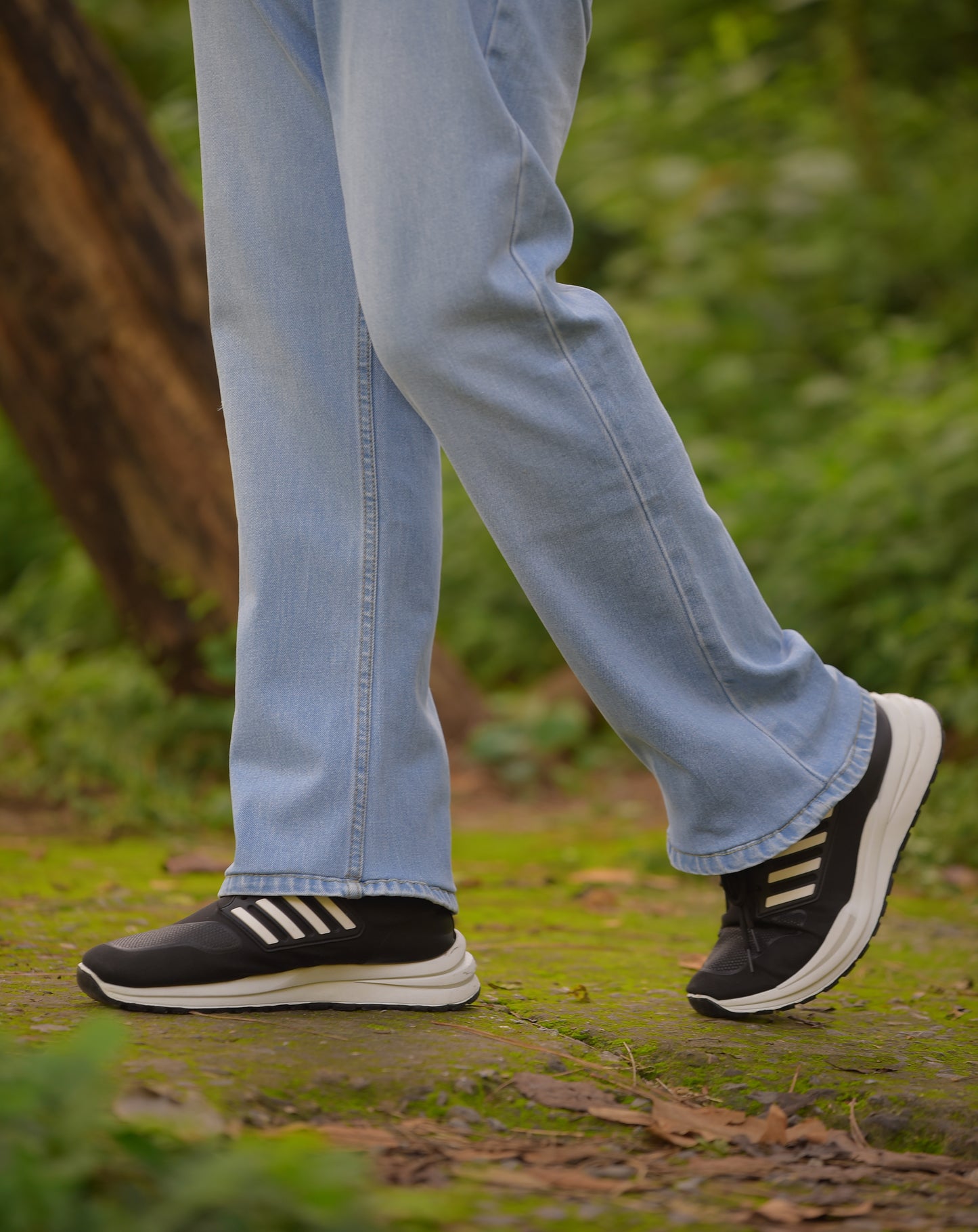 Light Blue Boot Cut Jeans